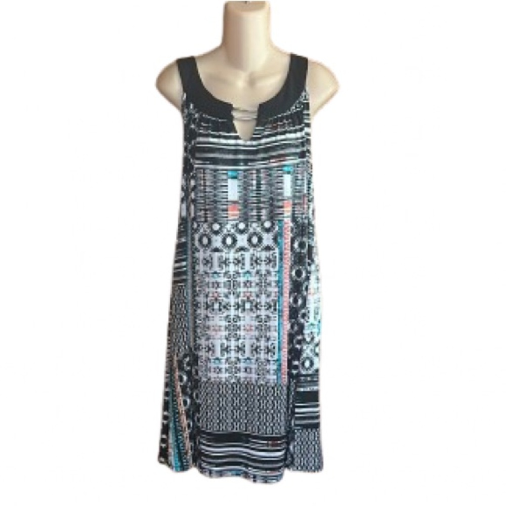 Studio Works Multicolor Geometric Dress NWT size 2X